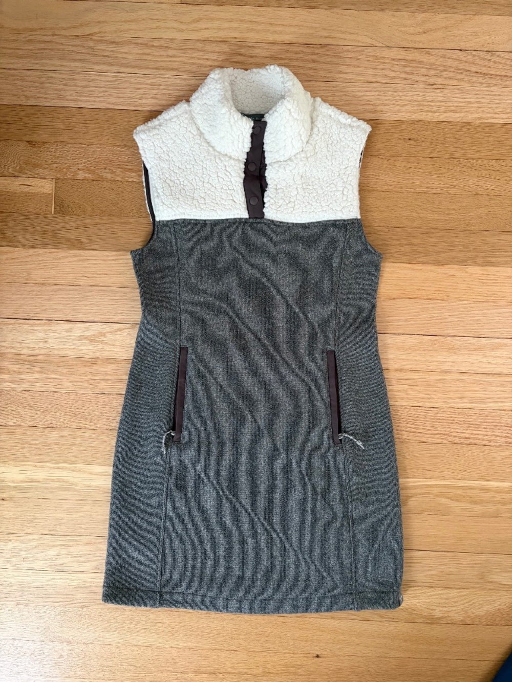 Title Nine Fleece Tunic Dress XS